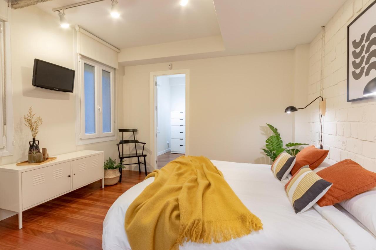 Gran Apartamento Con Estilo En El Centro De بلباو المظهر الخارجي الصورة